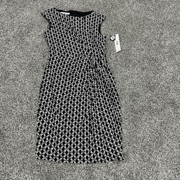 Wisp Dresses & Skirts - New with tags, WISP, Zipper, Black White Pattern Dress, Size 8